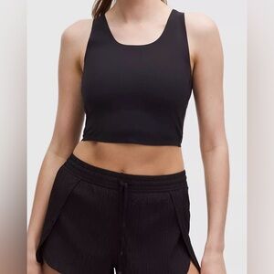 lululemon athletica Black Crop Top